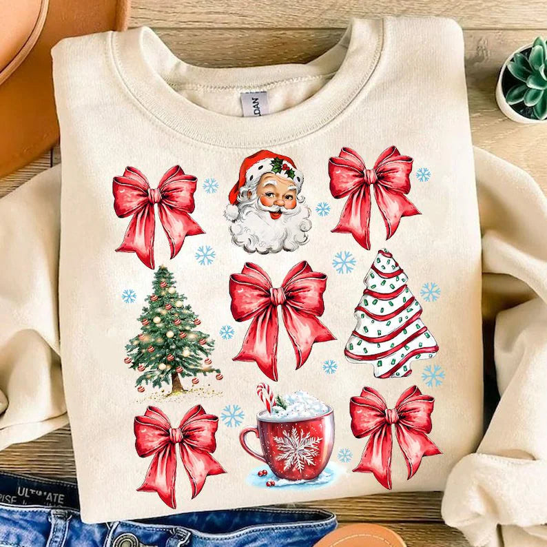 Christmas Things With Bows Tee