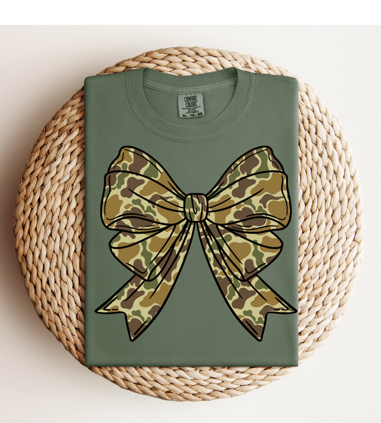 Camo Bow Tee