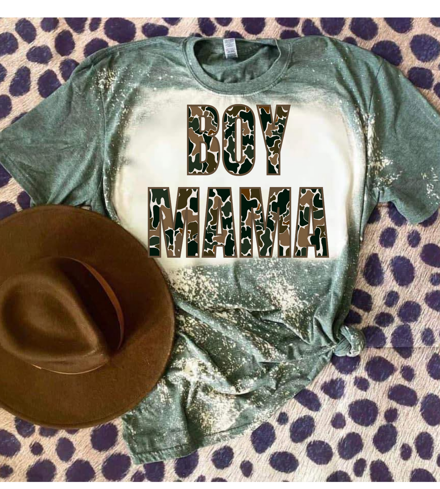 Camo Boy Mama Tee