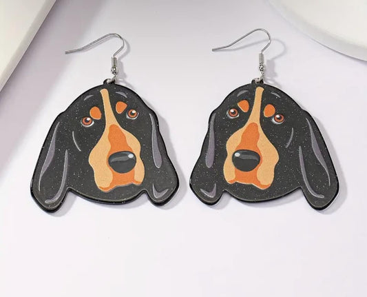 Smokey Dog Earrings