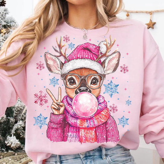 Pink Deer Tee