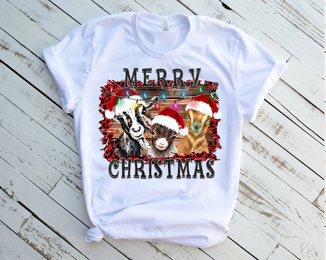 Goat Christmas Tee