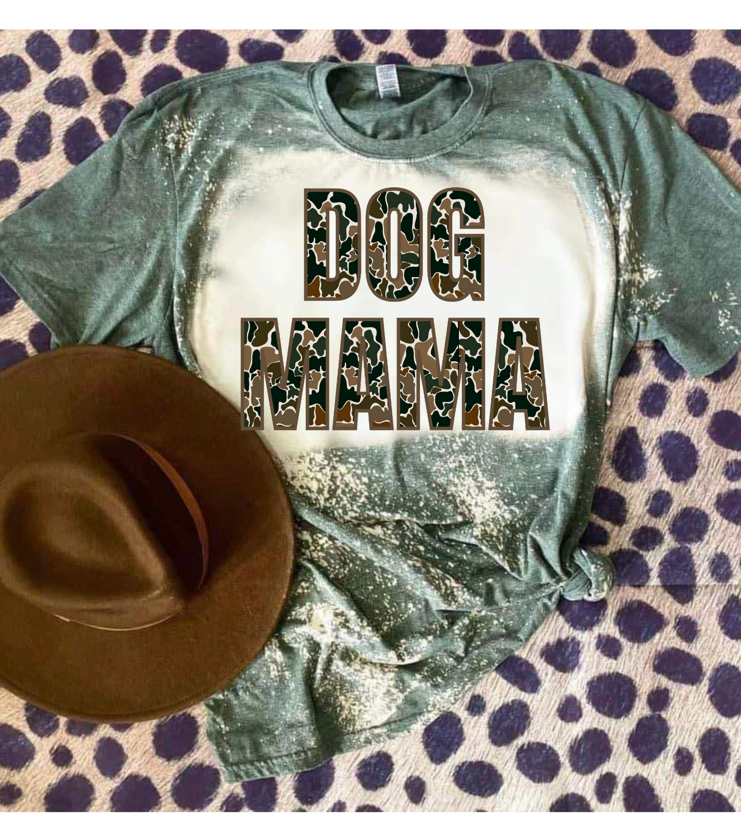 Camo Dog Mama Tee