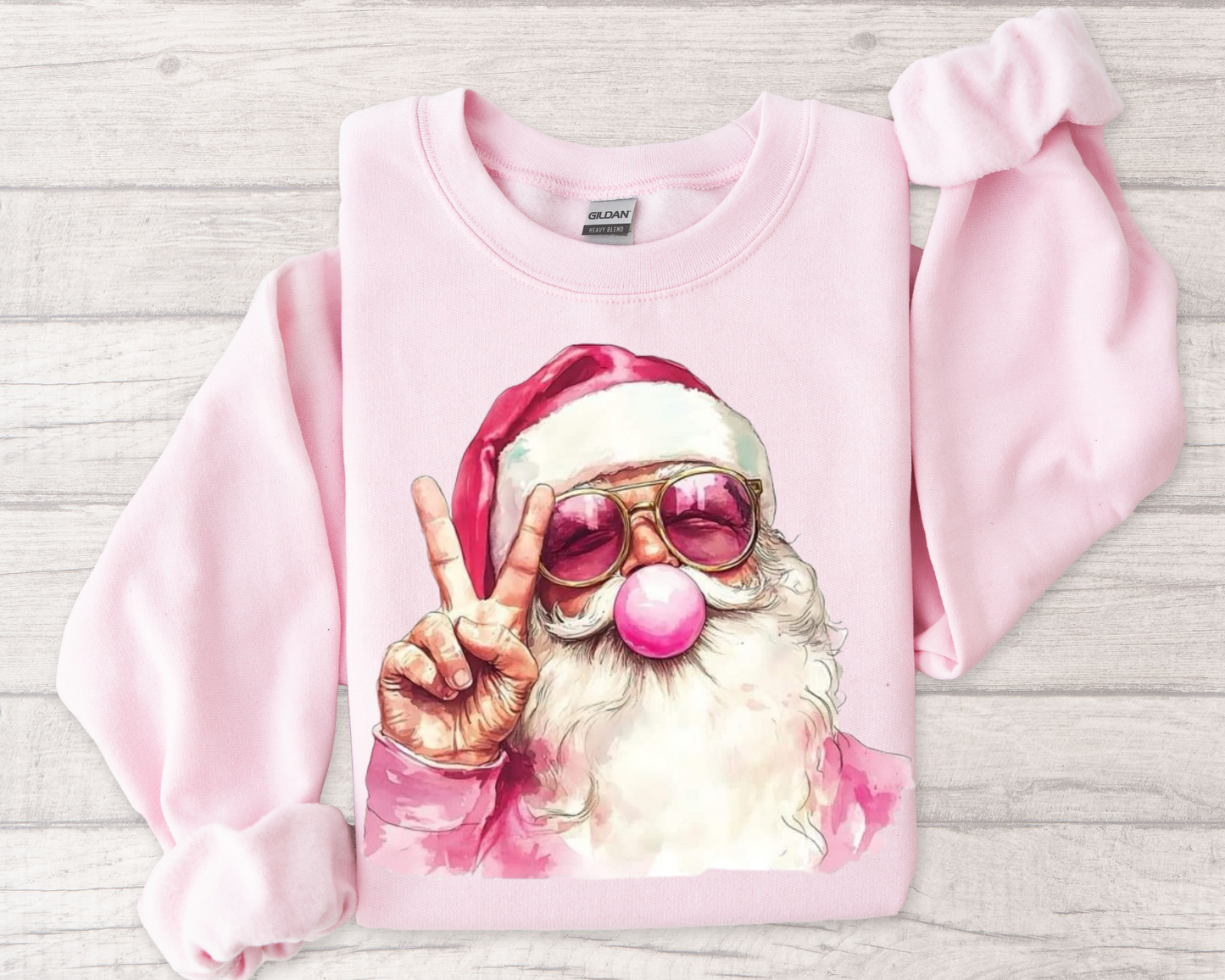 Pink Santa Tee