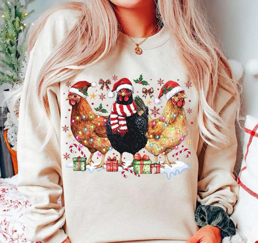 Christmas Chicken Tee