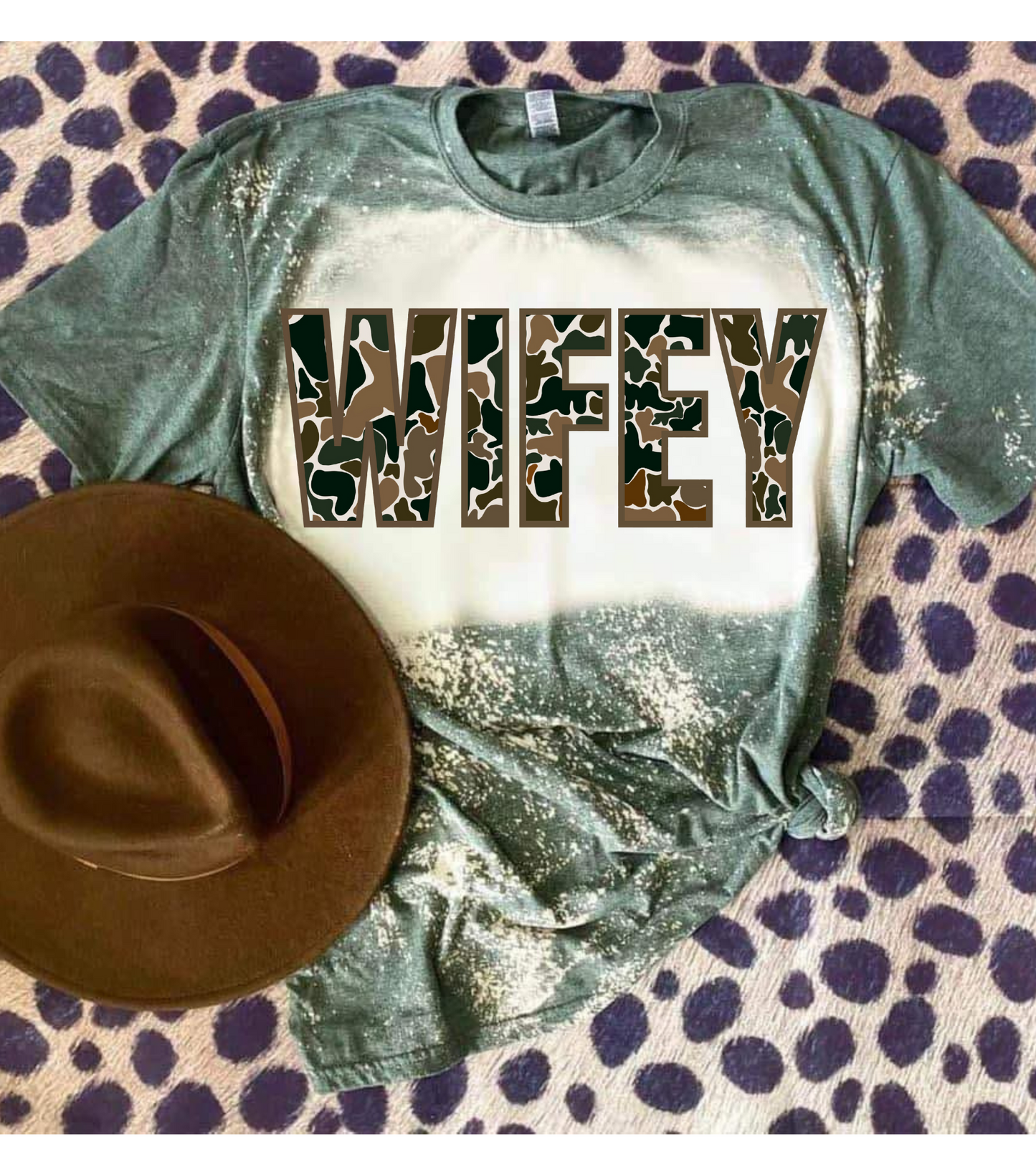 Camo Wifey Tee