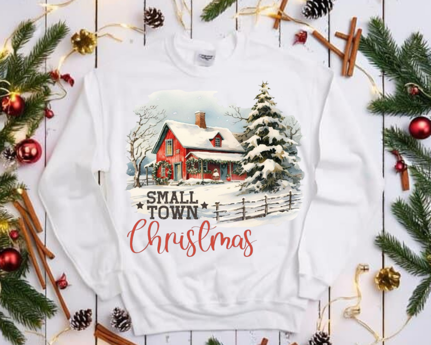 Small Town Christmas Tee