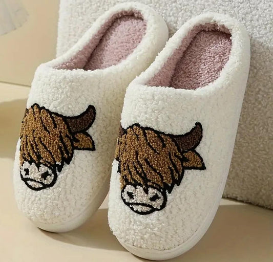 Highland Cow Slippers