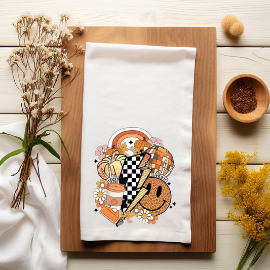 Thanksgiving Collage Kitchen Towel