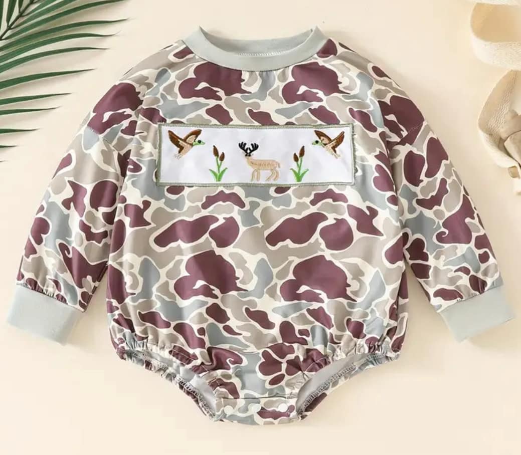 Boys Camo Bubble