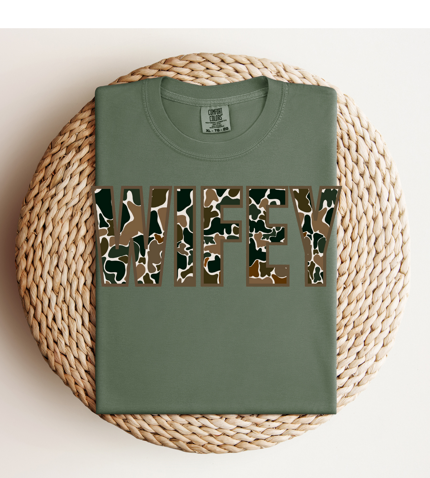 Camo Wifey Tee