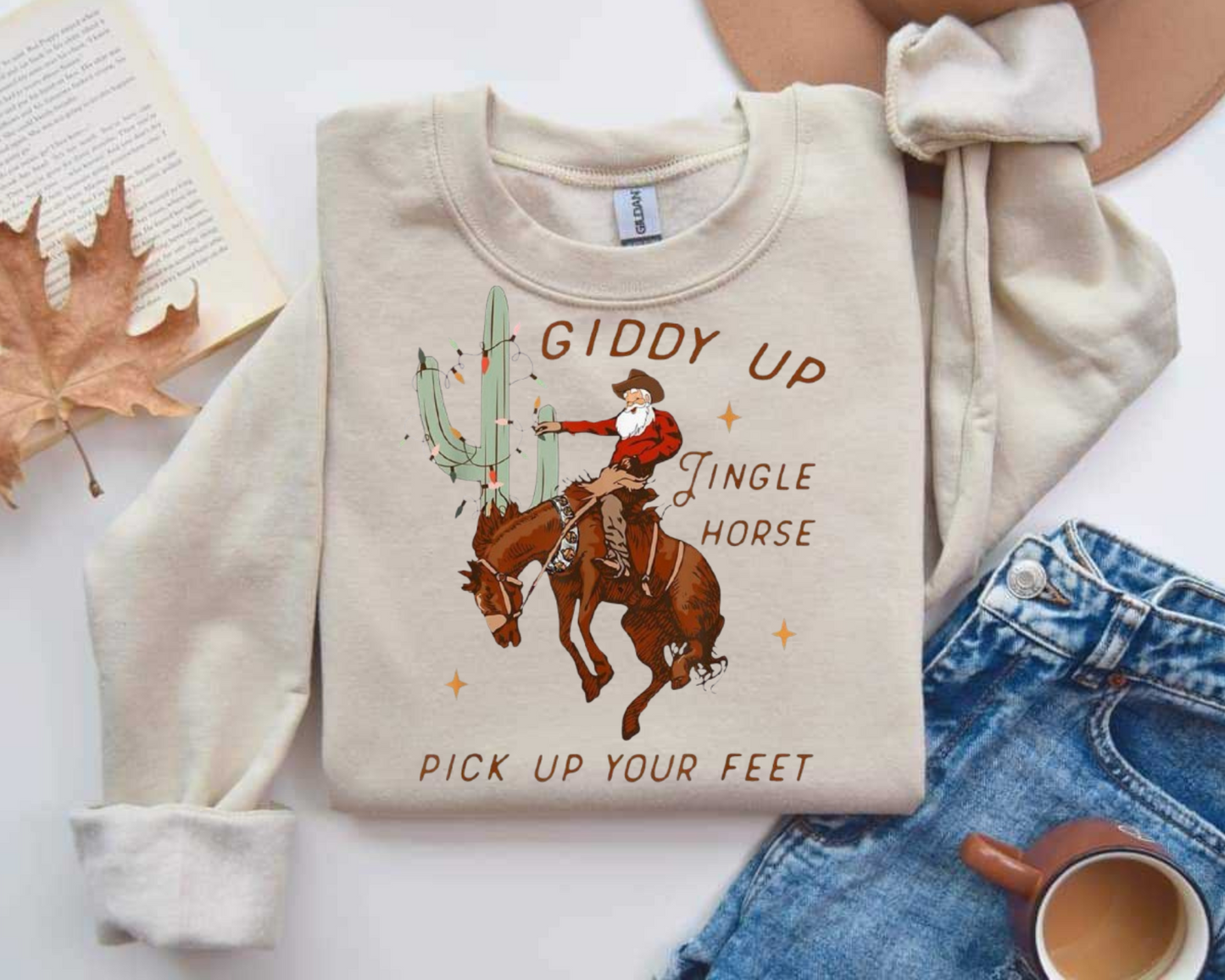 Giddy Up Jingle Horse Tee