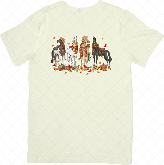 Fall Horses Tee