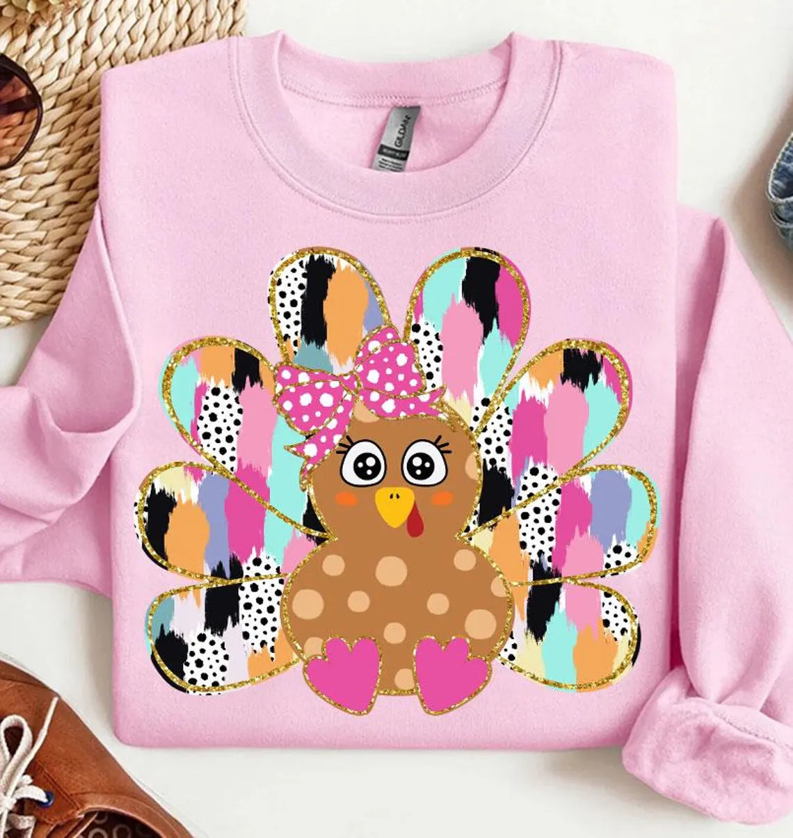 Colorful Turkey Tee