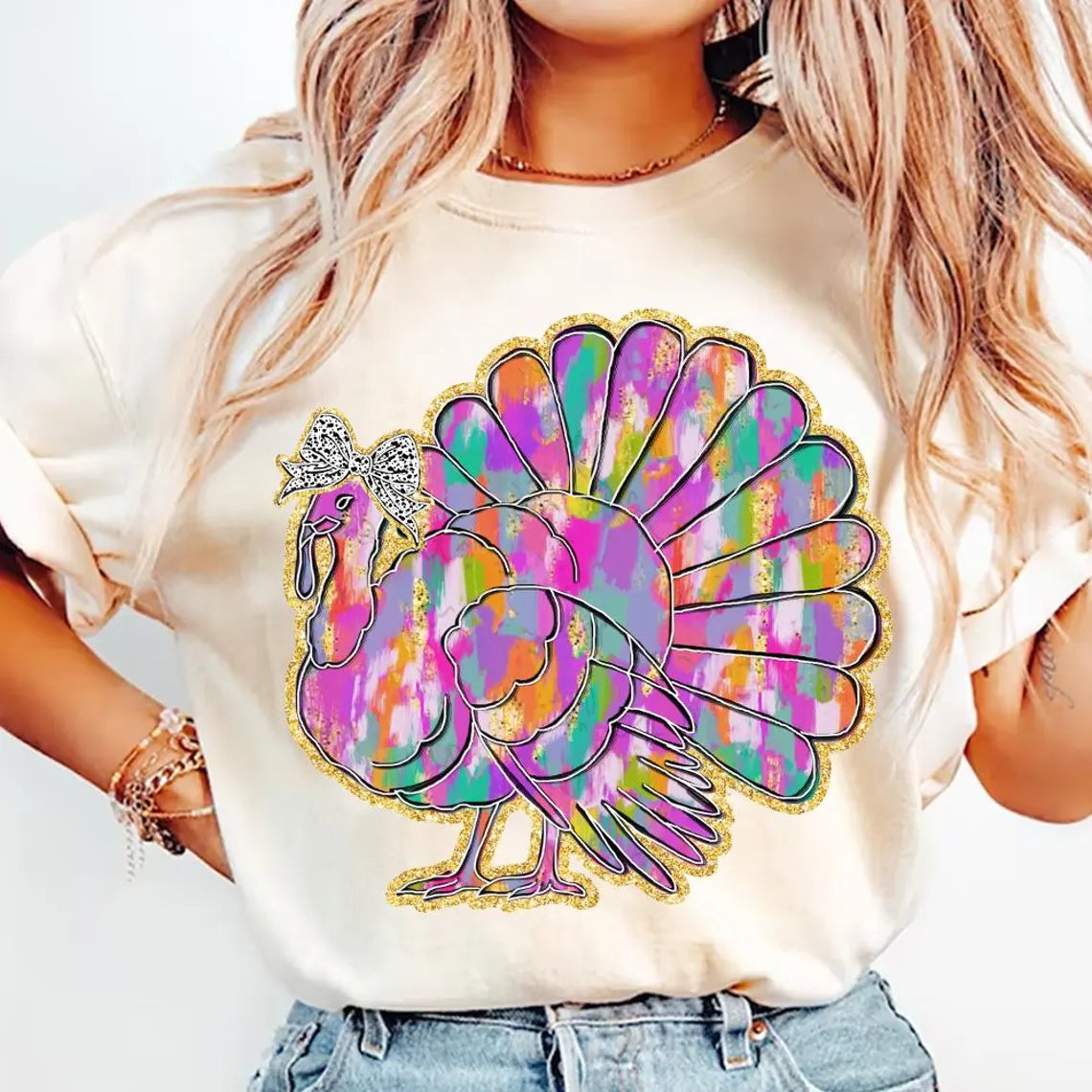 Watercolor Turkey Tee