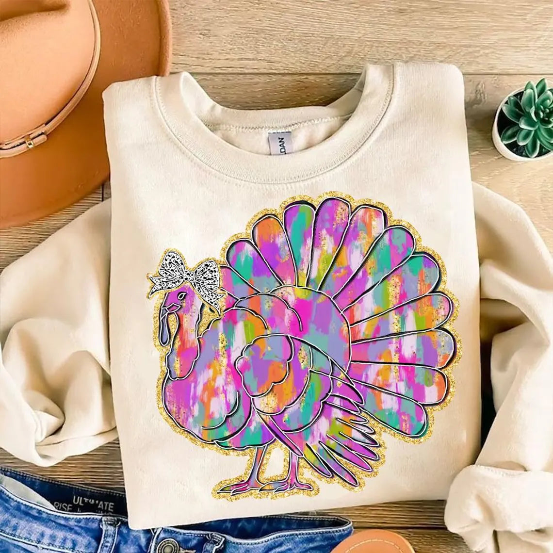 Watercolor Turkey Tee