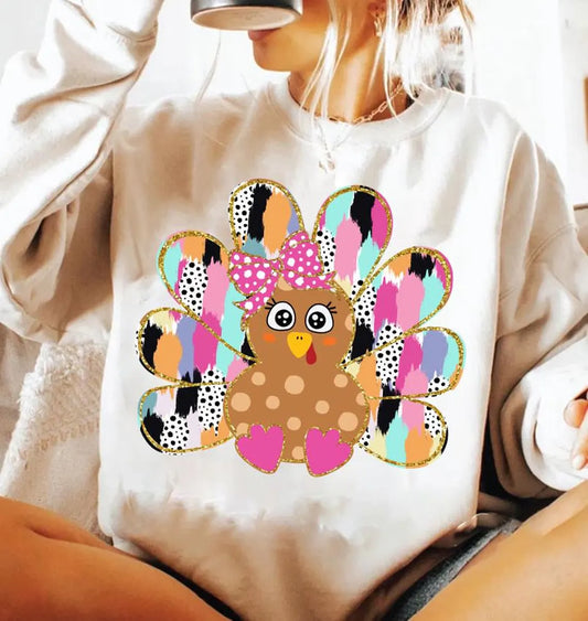 Colorful Turkey Tee