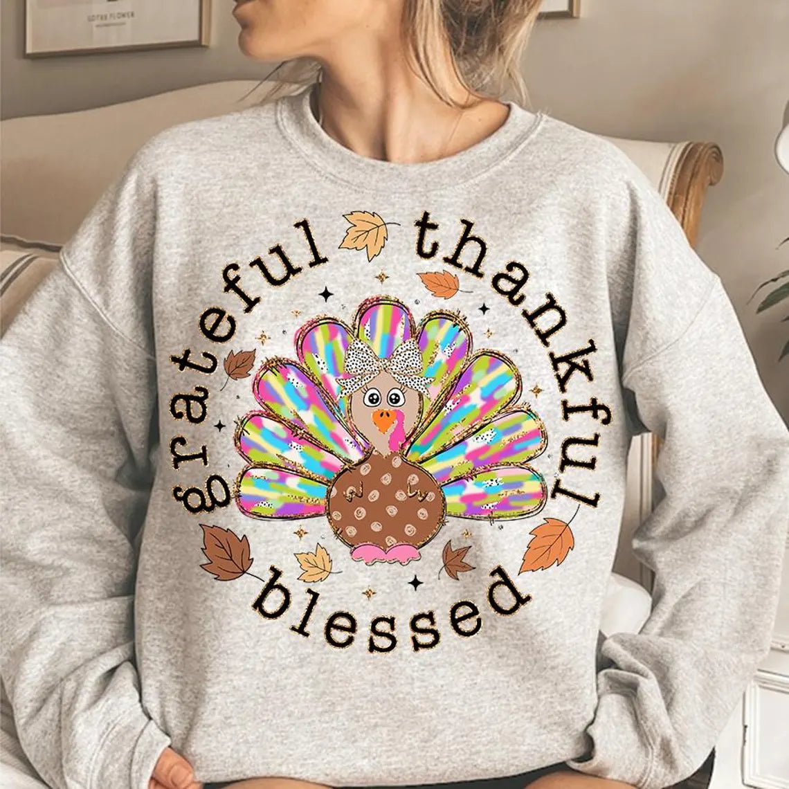 Grateful Thankful Blessed Tee