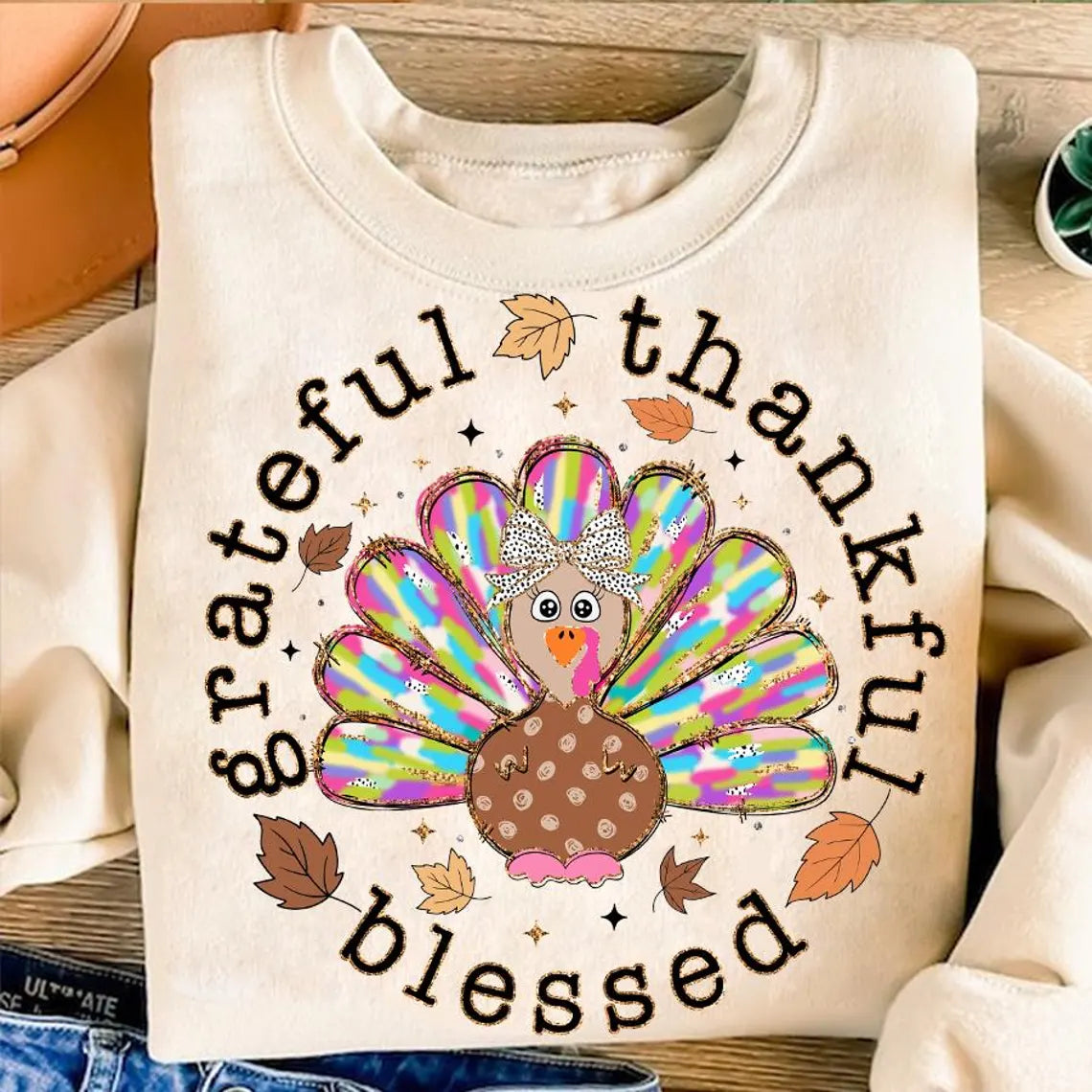 Grateful Thankful Blessed Tee