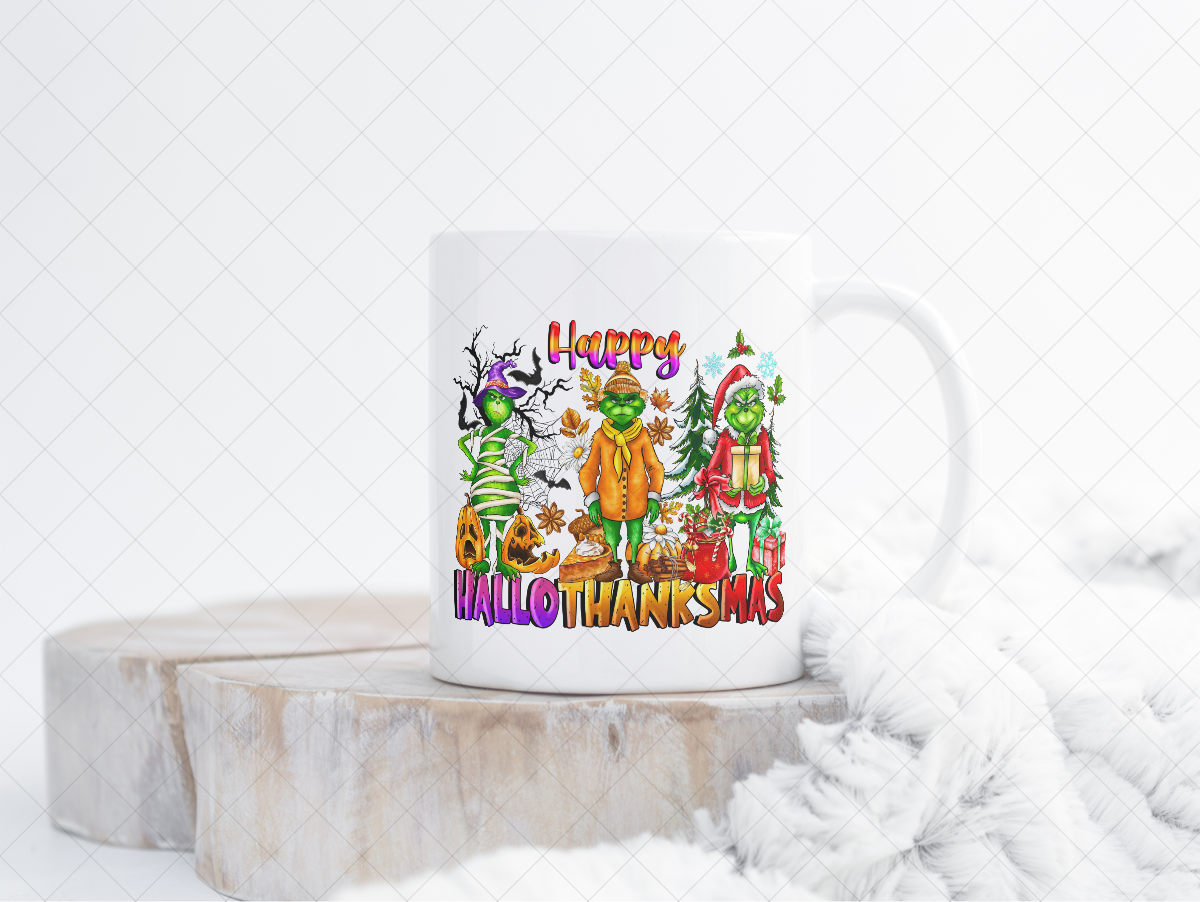 HalloThanksMas Coffee Mug