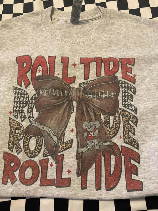 Roll Tide Bow Tee