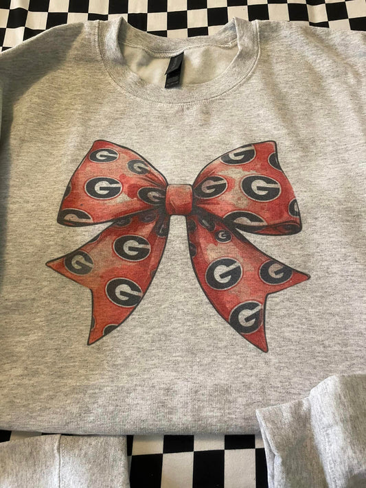 UGA Bow Tee