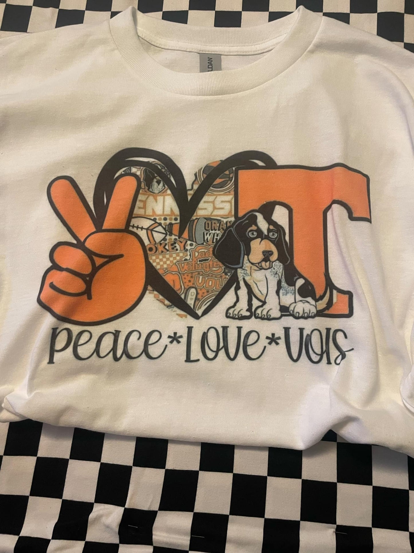 Peace Love Vols Tee